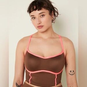 Victoria’s Secret Pink Active Ultimate Corset Longline Sports Bra Size Small